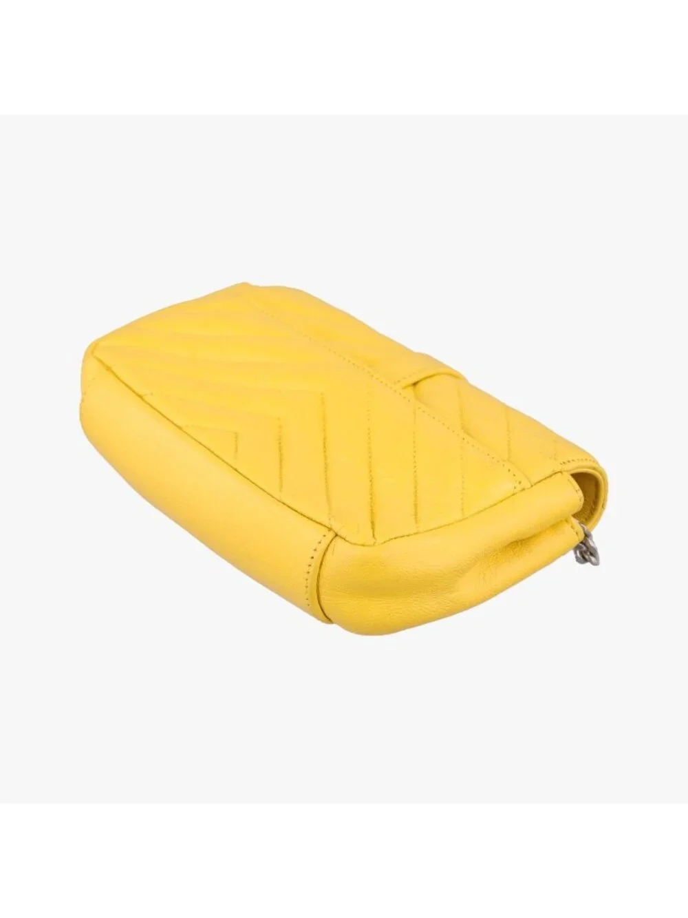 Saint Laurent Baby Chai Yellow Leather Shoulder